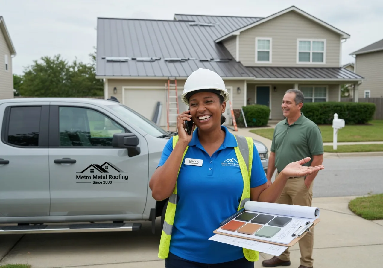 Storm Damage Metal Roof Repair in Elkville, IL